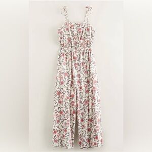 Treasure & Bond Kids' Bow Strap JUMPSUIT - Size 10-12